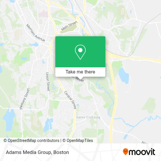 Adams Media Group map