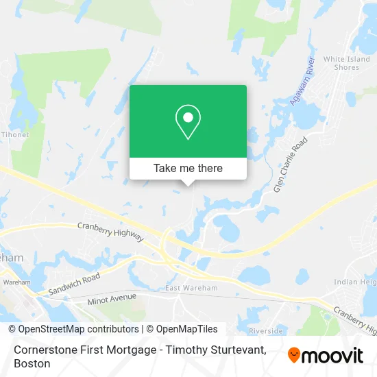 Cornerstone First Mortgage - Timothy Sturtevant map