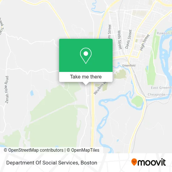Department Of Social Services map