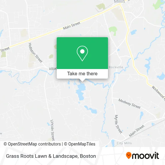 Grass Roots Lawn & Landscape map