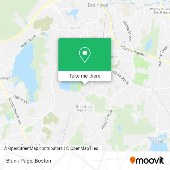 Blank Page map