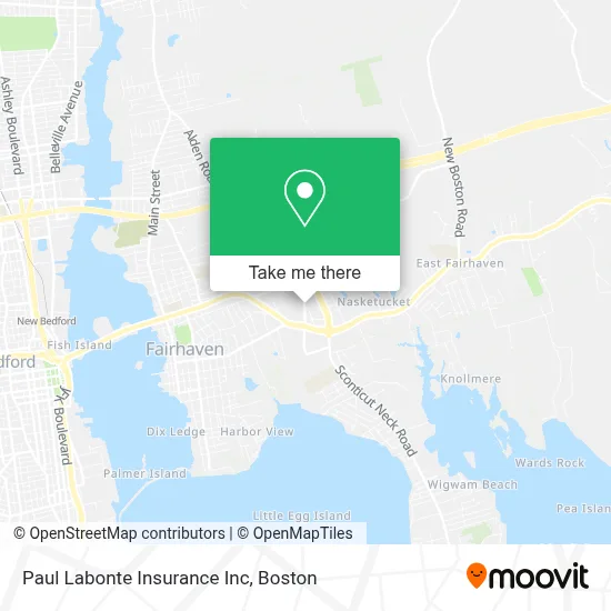 Paul Labonte Insurance Inc map