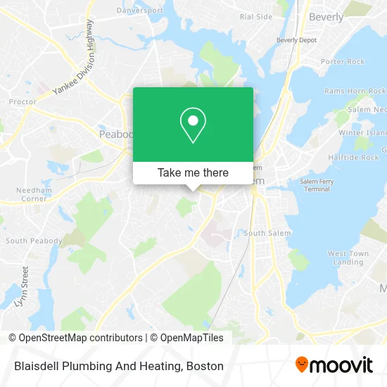 Blaisdell Plumbing And Heating map