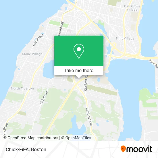 Chick-Fil-A map