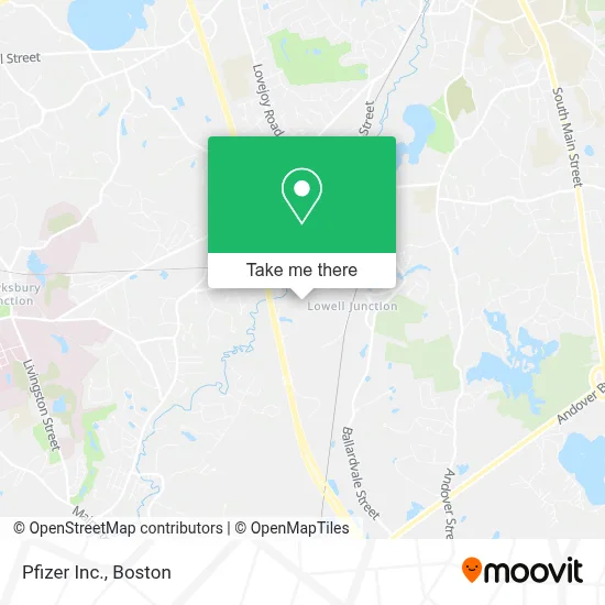 Pfizer Inc. map