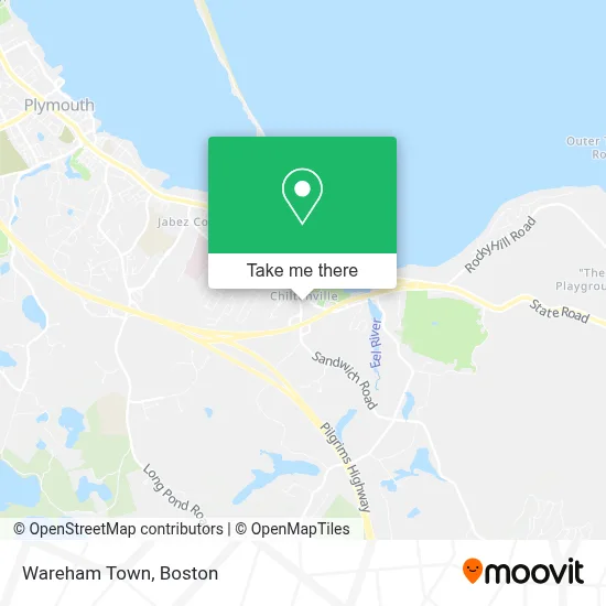 Wareham Town map