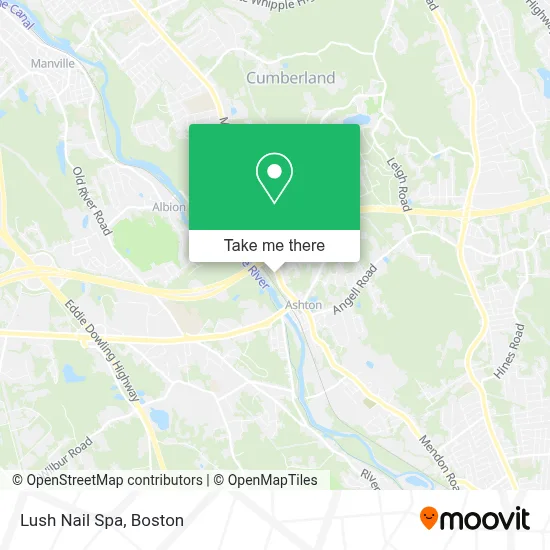 Lush Nail Spa map