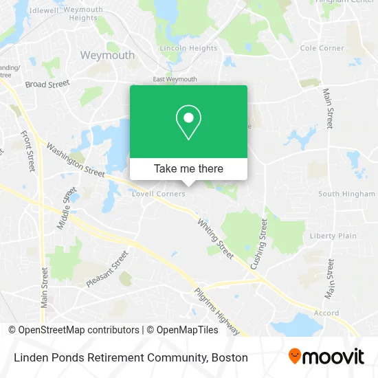 Linden Ponds Retirement Community map