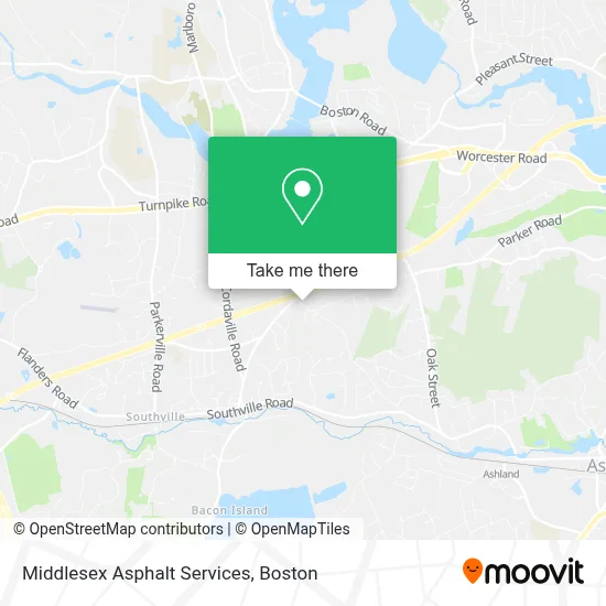 Middlesex Asphalt Services map