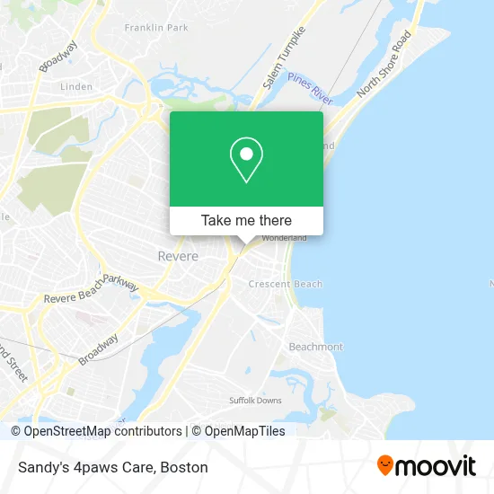 Sandy's 4paws Care map