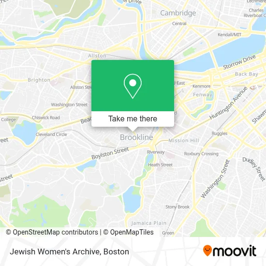 Jewish Women's Archive map