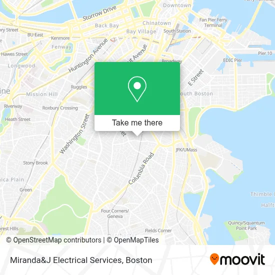 Miranda&J Electrical Services map