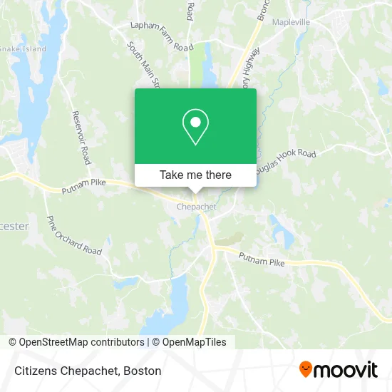 Citizens Chepachet map