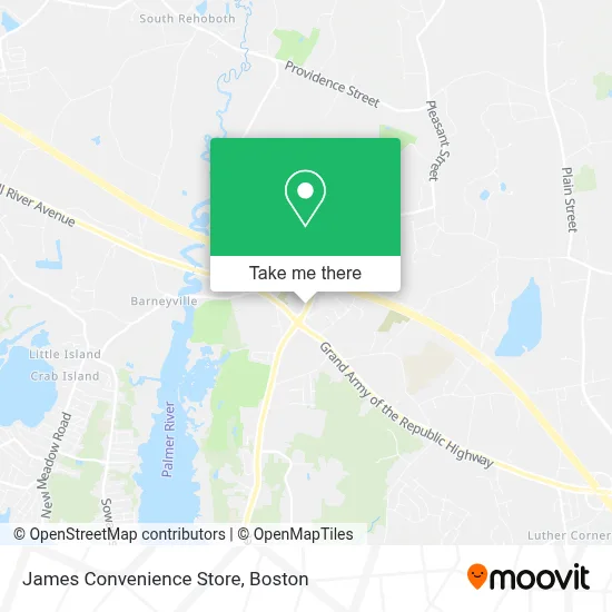 James Convenience Store map