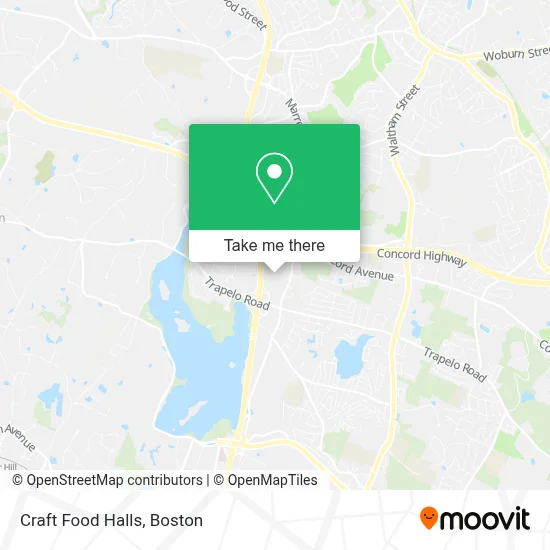 Craft Food Halls map