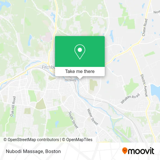 Nubodi Massage map