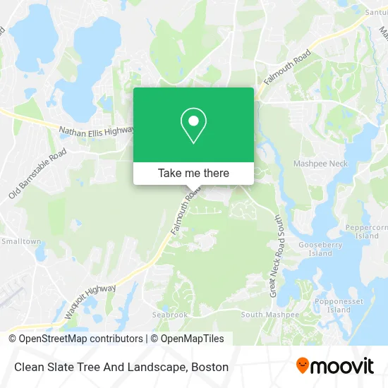 Clean Slate Tree And Landscape map