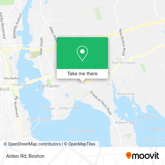 Alden Rd map