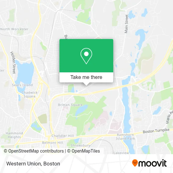 Western Union map