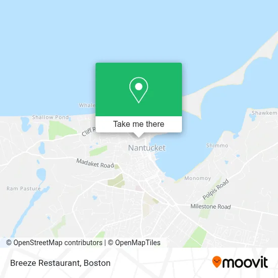 Breeze Restaurant map