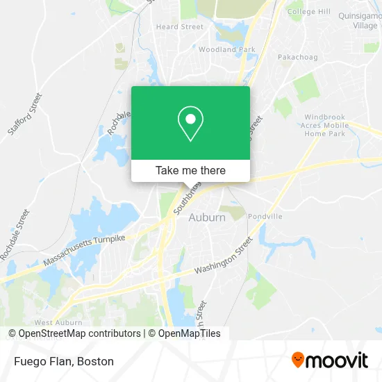 Fuego Flan map