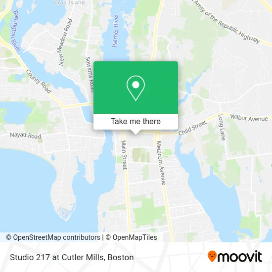 Studio 217 at Cutler Mills map