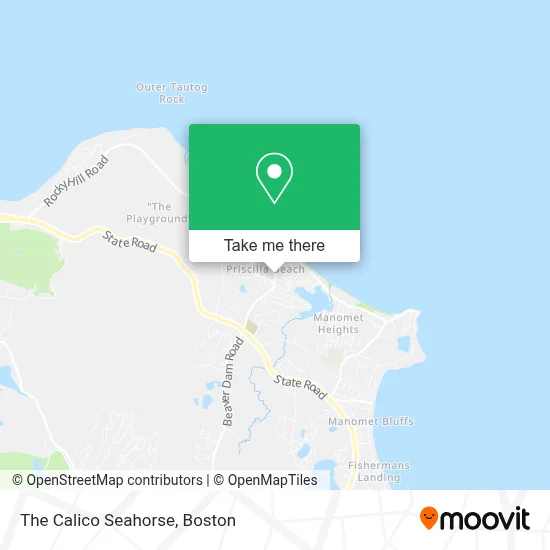 The Calico Seahorse map