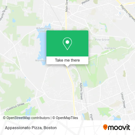 Appassionato Pizza map