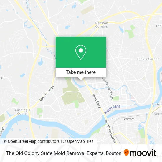 The Old Colony State Mold Removal Experts map
