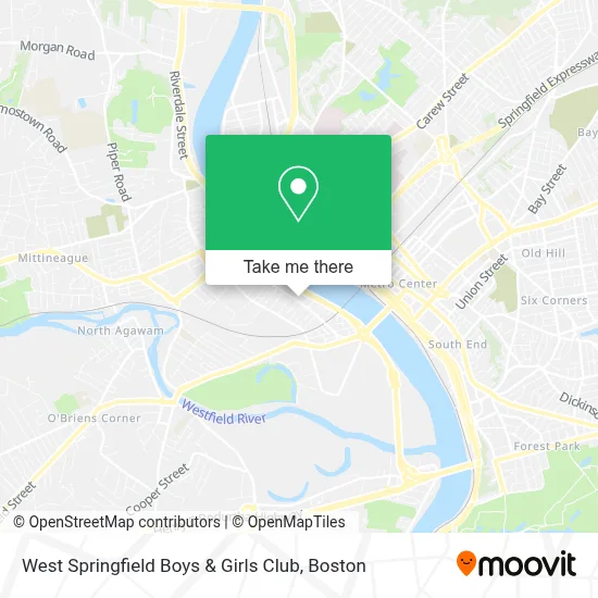 West Springfield Boys & Girls Club map