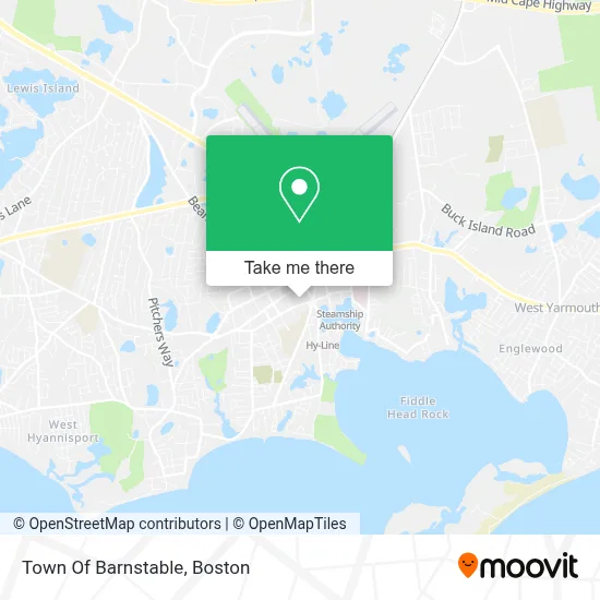 Town Of Barnstable map