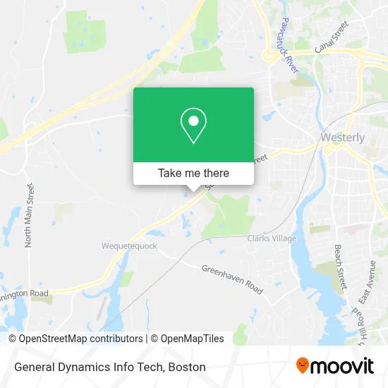 General Dynamics Info Tech map