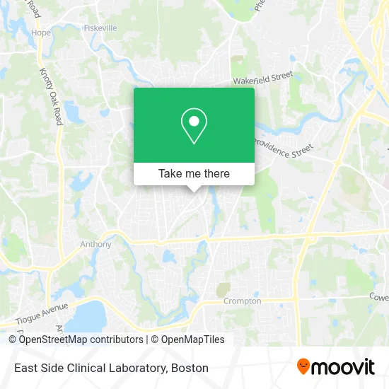 East Side Clinical Laboratory map