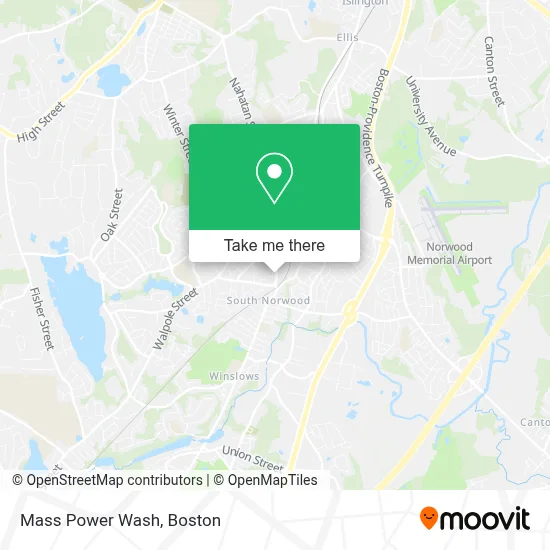 Mass Power Wash map