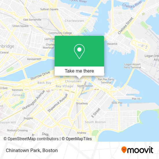 Chinatown Park map