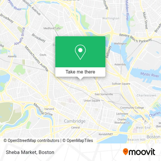 Sheba Market map
