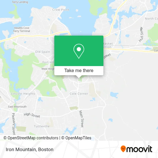 Iron Mountain map