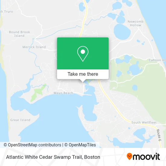Atlantic White Cedar Swamp Trail map