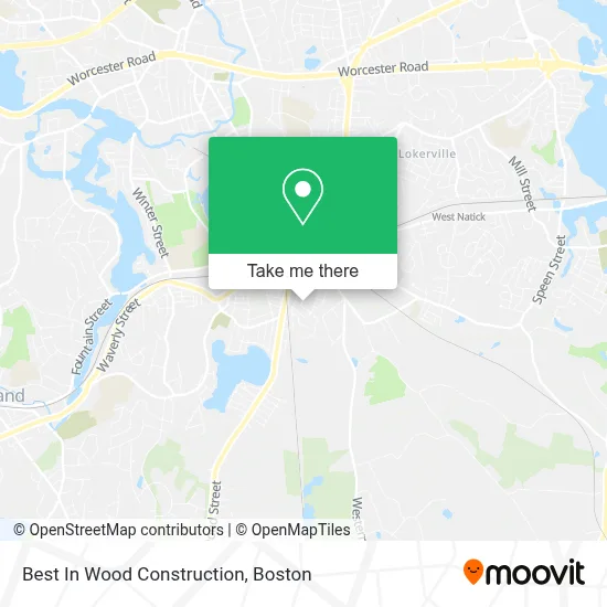Best In Wood Construction map