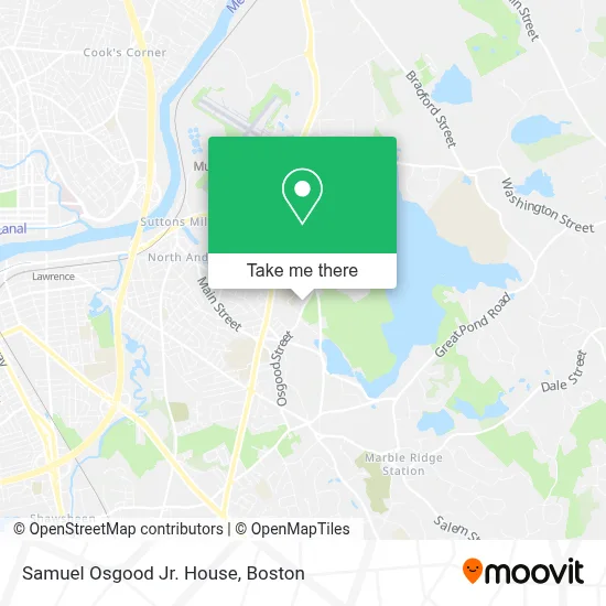 Samuel Osgood Jr. House map
