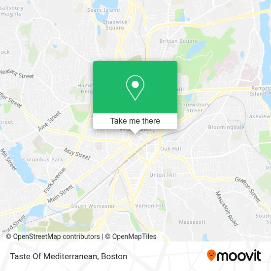 Taste Of Mediterranean map