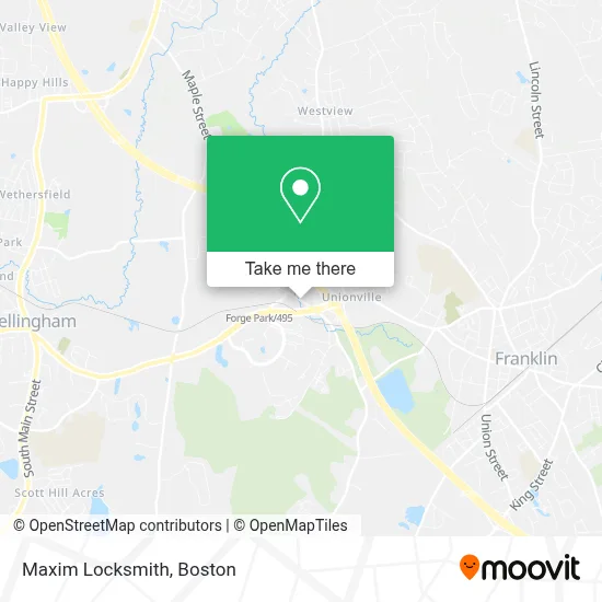 Maxim Locksmith map