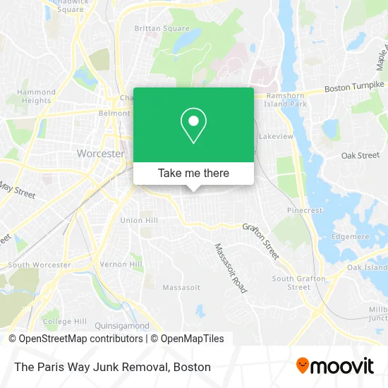 The Paris Way Junk Removal map