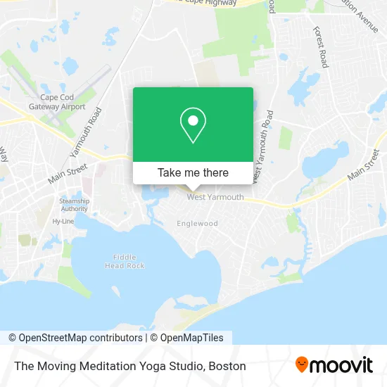 The Moving Meditation Yoga Studio map