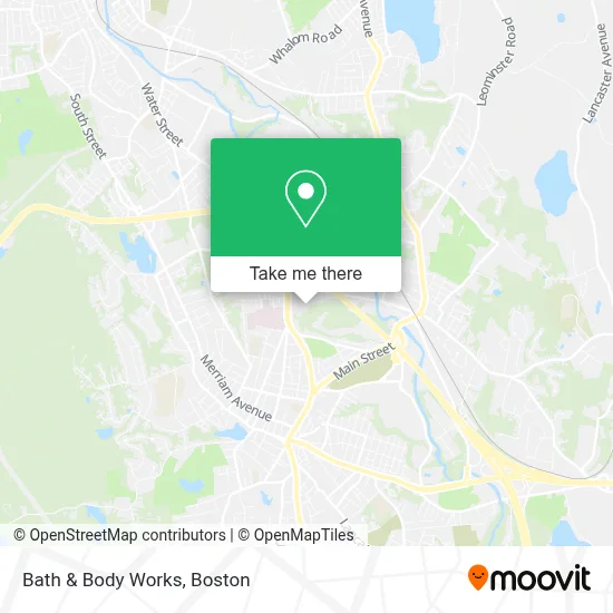 Bath & Body Works map