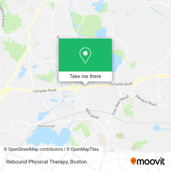 Rebound Physical Therapy map