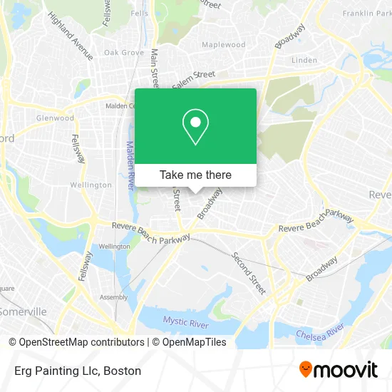 Erg Painting Llc map