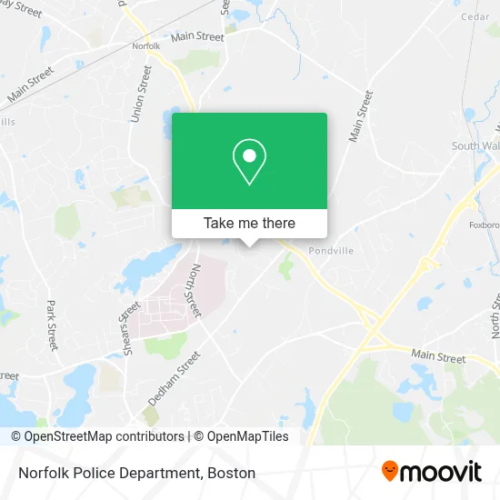 Norfolk Police Department map