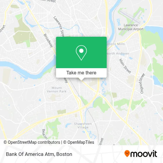 Bank Of America Atm map