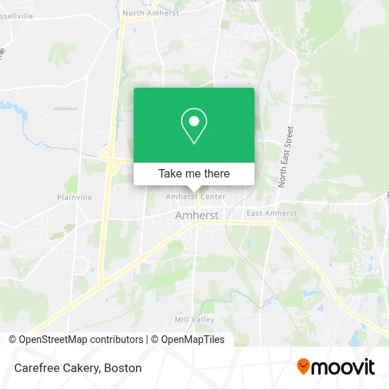 Carefree Cakery map